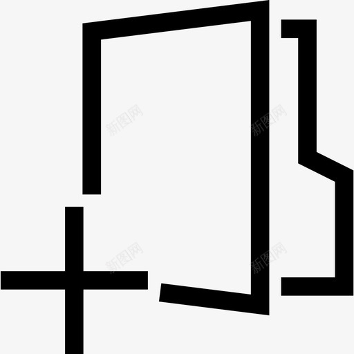新建文件夹添加存档图标svg_新图网 https://ixintu.com 存档 文件夹行 新建文件夹 添加