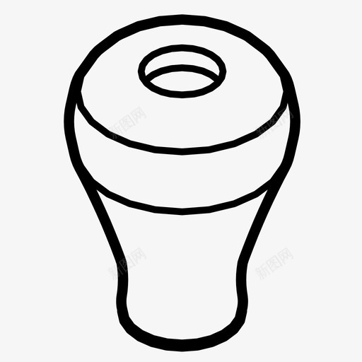 花瓶容器装饰品图标svg_新图网 https://ixintu.com 壶 容器 罐子 花托 花瓶 装饰品