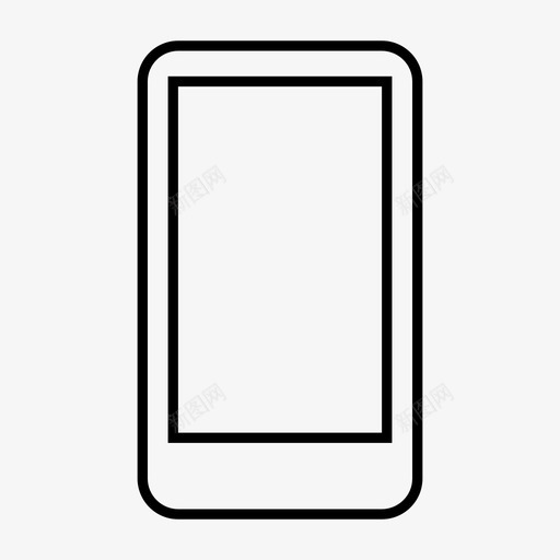 纵向模式手机移动图标svg_新图网 https://ixintu.com 手机 智能手机 移动 移动用户界面元素 纵向模式