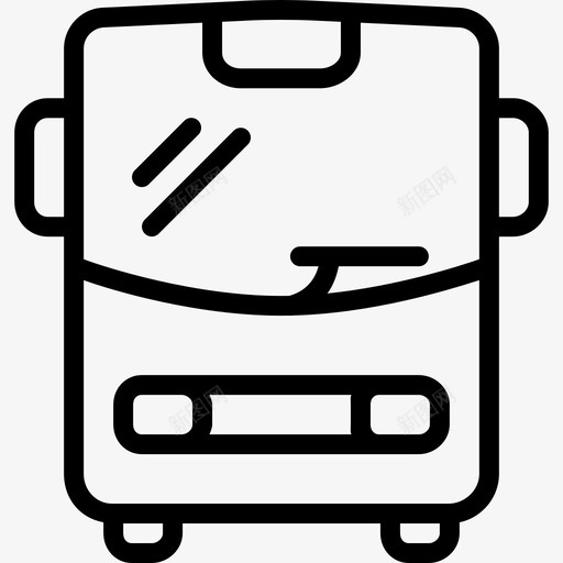 公共汽车旅游运输直达图标svg_新图网 https://ixintu.com 公共汽车 旅游运输 直达