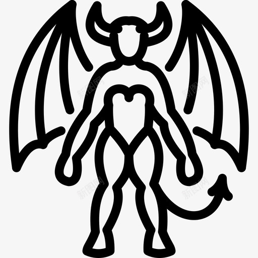 魅魔神话图标svg_新图网 https://ixintu.com 神话 魅魔