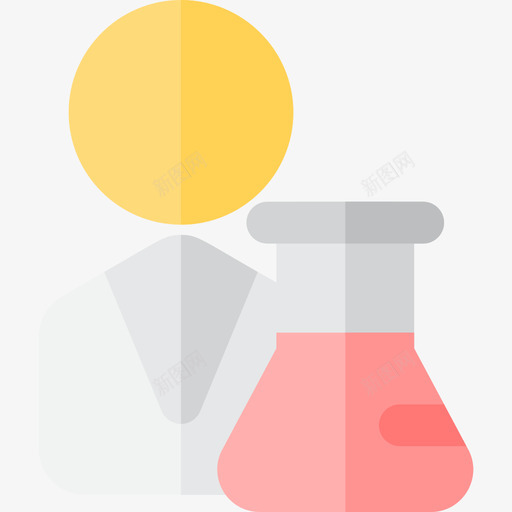 科学家科学研究8平的图标svg_新图网 https://ixintu.com 平的 科学家 科学研究8