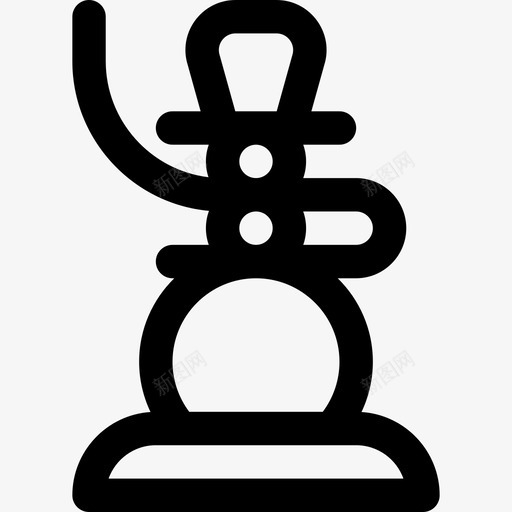 管嬉皮士4直线型图标svg_新图网 https://ixintu.com 嬉皮士4 直线型 管