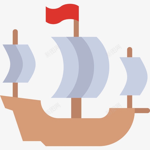 卡拉维尔中世纪3扁平图标svg_新图网 https://ixintu.com 中世纪3 卡拉维尔 扁平