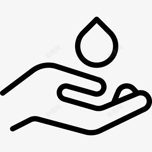 水生态9线性图标svg_新图网 https://ixintu.com 水 生态9 线性