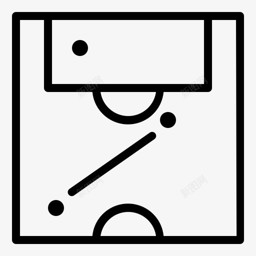 球场足球比赛图标svg_新图网 https://ixintu.com 比赛 球场 足球 足球图标排队 运动