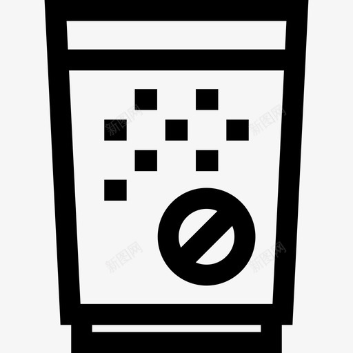 片剂医用23片线性图标svg_新图网 https://ixintu.com 医用23片 片剂 线性