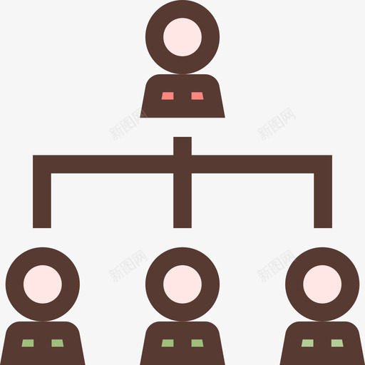 讲台人力资源3彩色图标svg_新图网 https://ixintu.com 人力资源3 彩色 讲台