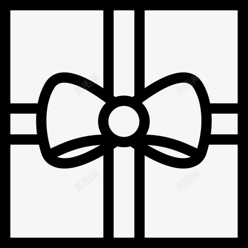礼物圣诞节23直系图标svg_新图网 https://ixintu.com 圣诞节23 直系 礼物