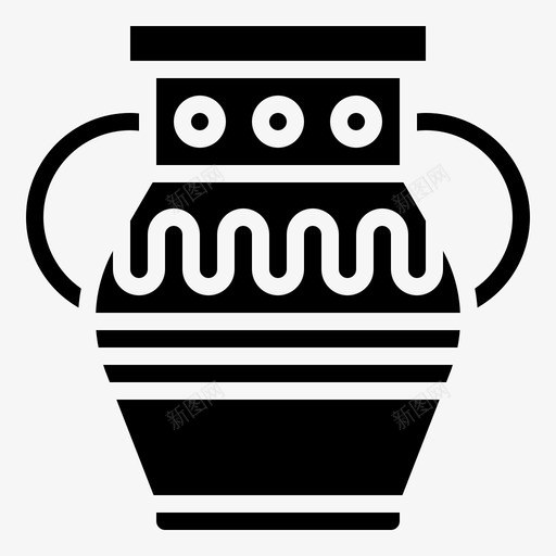 采购产品陶器工艺品陶瓷图标svg_新图网 https://ixintu.com 史前元素雕刻 壶 工艺品 手工 采购产品陶器 陶瓷