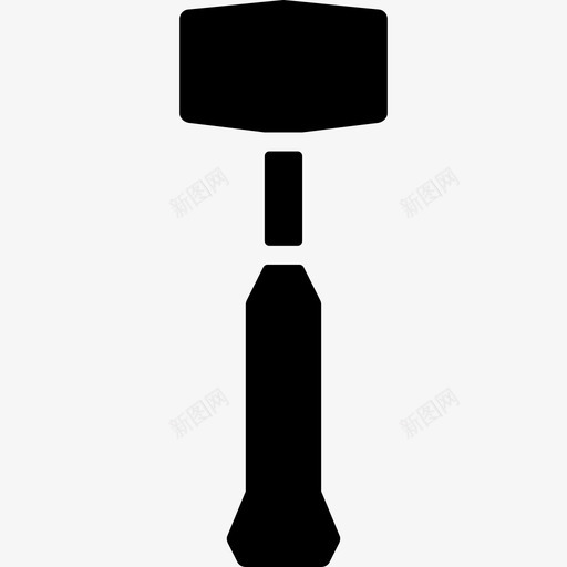 锤子8号工具填充图标svg_新图网 https://ixintu.com 8号工具 填充 锤子