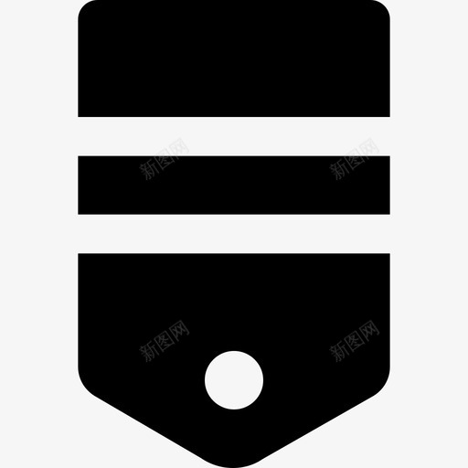V形军徽5实心图标svg_新图网 https://ixintu.com V形 军徽5 实心