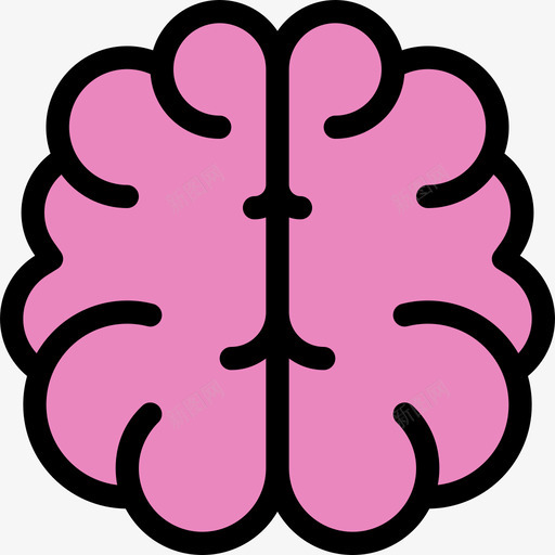 大脑医学和牙科颜色图标svg_新图网 https://ixintu.com 医学和牙科 大脑 颜色