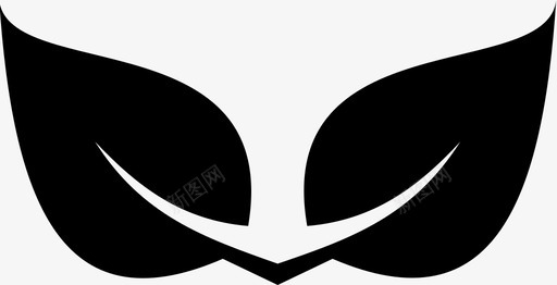 叶植物叶子图标svg_新图网 https://ixintu.com 叶 叶子 植物 自然