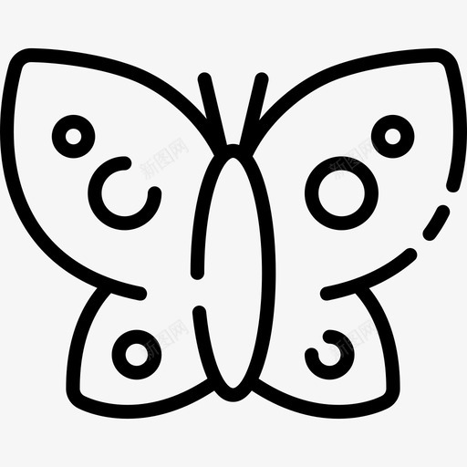 蝶形弹簧6线形图标svg_新图网 https://ixintu.com 弹簧6 线形 蝶形