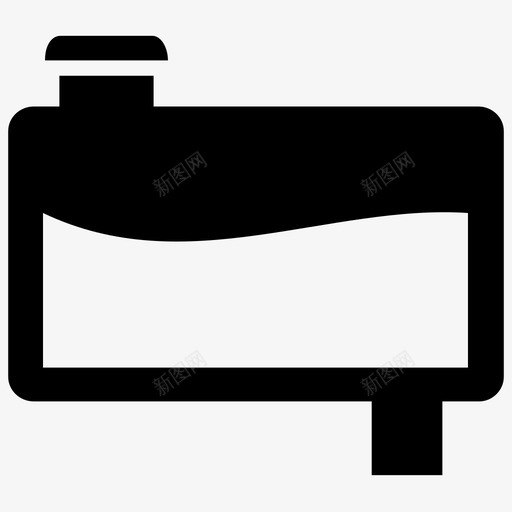 燃料箱气罐丙烷罐图标svg_新图网 https://ixintu.com 丙烷罐 储气罐 气罐 汽车油箱 汽车车间标志符号 燃料箱