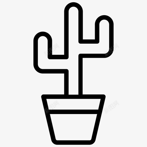 仙人掌仙人掌花杜松花仙人掌图标svg_新图网 https://ixintu.com 仙人掌 仙人掌花 多汁植物 杜松花仙人掌 树莓元素线图标