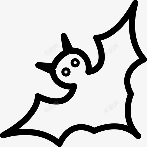 Bat节日庆典2线性图标svg_新图网 https://ixintu.com Bat 线性 节日庆典2