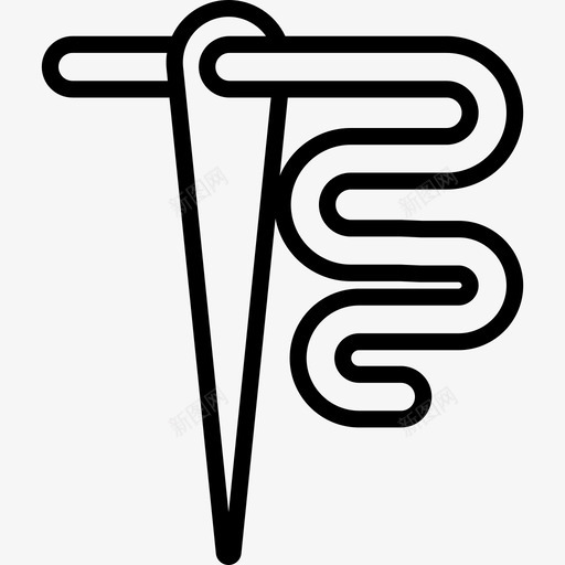 针工艺6线状图标svg_新图网 https://ixintu.com 工艺6 线状 针