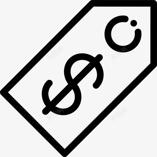 价格标签商务51直系图标svg_新图网 https://ixintu.com 价格标签 商务51 直系