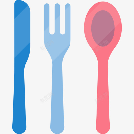 餐具混合元素4扁平图标svg_新图网 https://ixintu.com 扁平 混合元素4 餐具
