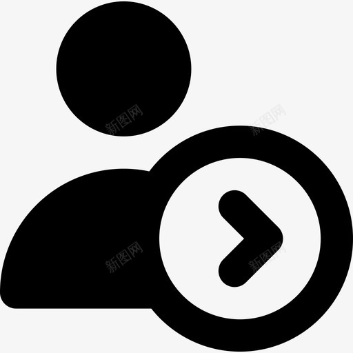 跟随者用户编译填充图标svg_新图网 https://ixintu.com 填充 用户编译 跟随者
