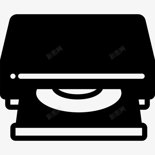 Cd驱动器retrotech3已填充图标svg_新图网 https://ixintu.com Cd驱动器 retrotech3 已填充