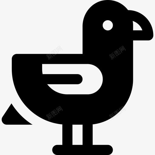 海鸥夏季6填充图标svg_新图网 https://ixintu.com 填充 夏季6 海鸥