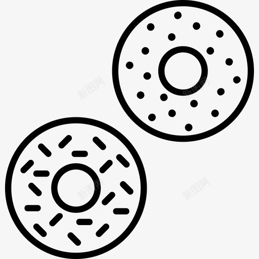 甜甜圈嘉年华3直系图标svg_新图网 https://ixintu.com 嘉年华3 甜甜圈 直系