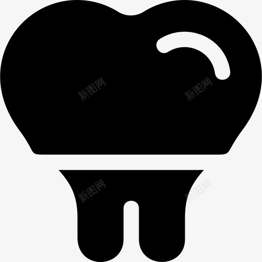牙齿牙科护理12填充图标svg_新图网 https://ixintu.com 填充 牙科护理12 牙齿