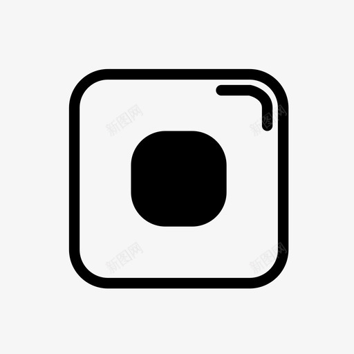 停止按钮图标媒体svg_新图网 https://ixintu.com 停止按钮 图标 媒体 音乐 音乐按钮