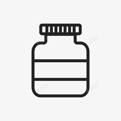 蛋白质药物肌肉图标svg_新图网 https://ixintu.com 肌肉 药物 蛋白质 蛋白质瓶 运动 锻炼