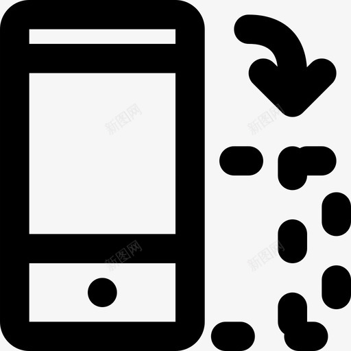 旋转基础4轮廓图标svg_新图网 https://ixintu.com 基础4 旋转 轮廓