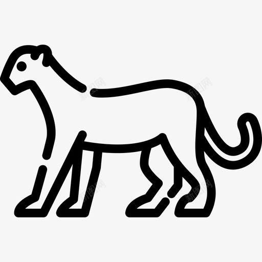 猎豹动物园3直系图标svg_新图网 https://ixintu.com 动物园3 猎豹 直系