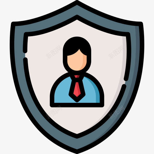 保险员工2线性颜色图标svg_新图网 https://ixintu.com 保险 员工2 线性颜色