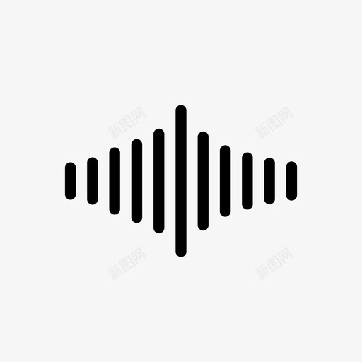 均衡器音乐噪音图标svg_新图网 https://ixintu.com 可视化 噪音 均衡器 视觉 音乐 音乐图标