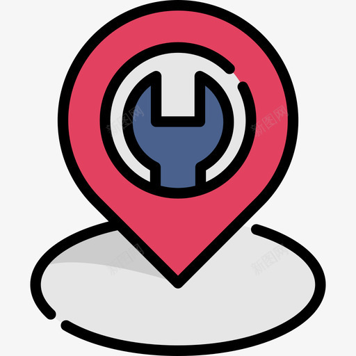 位置公路自行车比赛线条颜色图标svg_新图网 https://ixintu.com 位置 公路自行车比赛 线条颜色