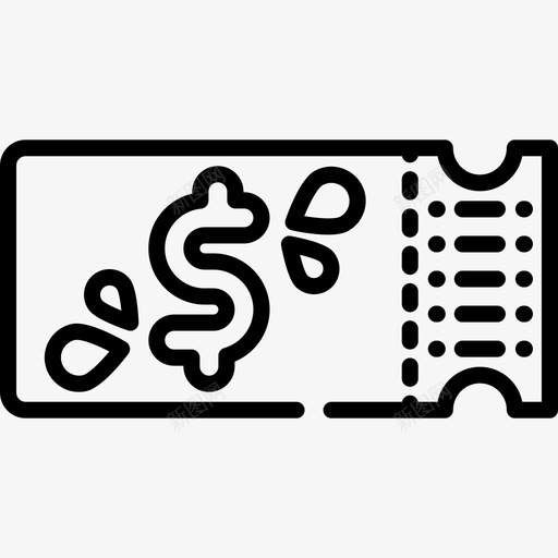 门票水上公园直线图标svg_新图网 https://ixintu.com 水上公园 直线 门票