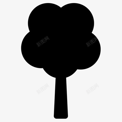 树木绿树自然图标svg_新图网 https://ixintu.com 树叶生态园林天然林 树木 树木自然 植物 绿树 自然