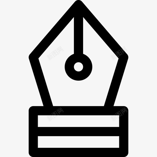 钢笔工具普通艺术13线状图标svg_新图网 https://ixintu.com 普通艺术13 线状 钢笔工具