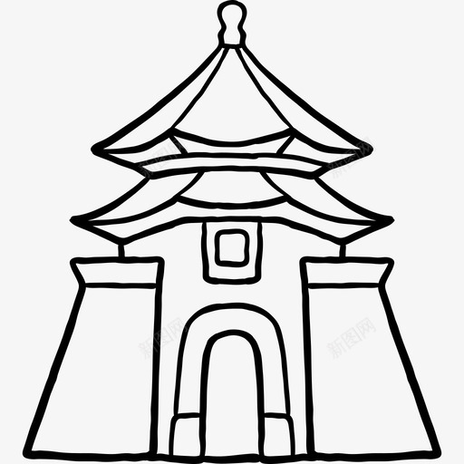 纪念馆世界纪念碑2黑色图标svg_新图网 https://ixintu.com 世界纪念碑2 纪念馆 黑色