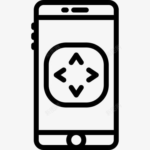 智能手机虚拟现实9线性图标svg_新图网 https://ixintu.com 智能手机 线性 虚拟现实9