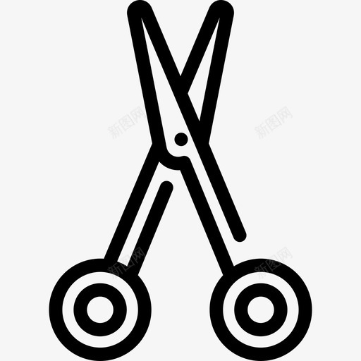 剪刀美发理发店3直剪图标svg_新图网 https://ixintu.com 剪刀 直剪 美发理发店3