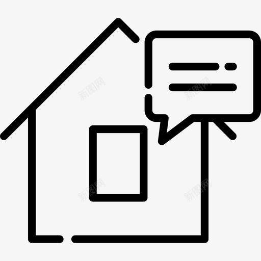 智能家居物联网2线性图标svg_新图网 https://ixintu.com 智能家居 物联网2 线性