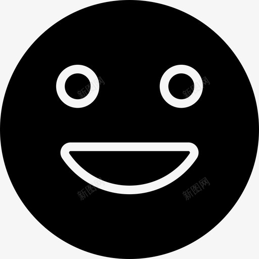 快乐表情14填充图标svg_新图网 https://ixintu.com 填充 快乐 表情14