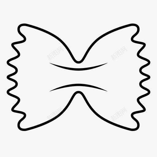 法法利面食法法法利面食蝴蝶结图标svg_新图网 https://ixintu.com 意大利 意大利面食形状 法法利面食 法法法利面食 蝴蝶结