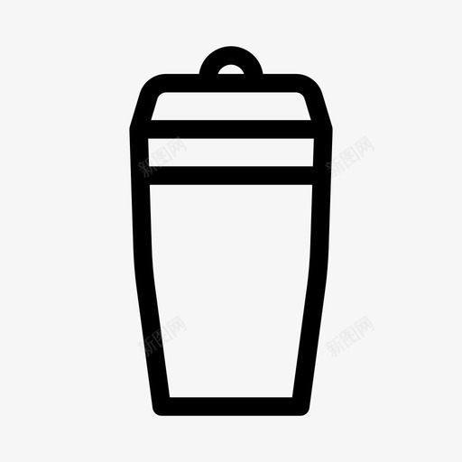 摇壶瓶子咖啡图标svg_新图网 https://ixintu.com 咖啡 摇壶 玻璃杯 瓶子