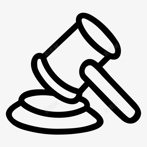 锤子法官法官锤子法庭锤子图标svg_新图网 https://ixintu.com 木槌 法官锤子 法庭锤子 罪与罚 锤子法官