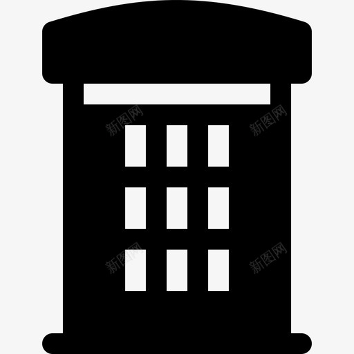 电话亭英格兰2已满图标svg_新图网 https://ixintu.com 已满 电话亭 英格兰2