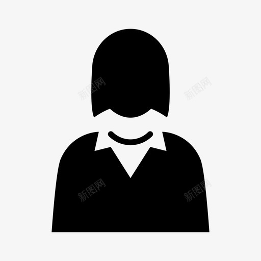 女商人阿凡达女图标svg_新图网 https://ixintu.com 商务2 女 女商人 阿凡达